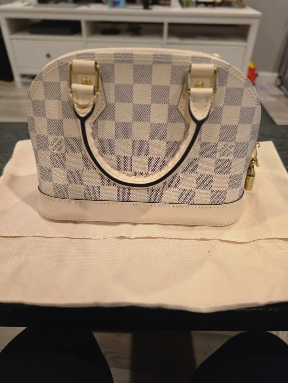 Louis Vuitton Damier Azur Braided Alma BB